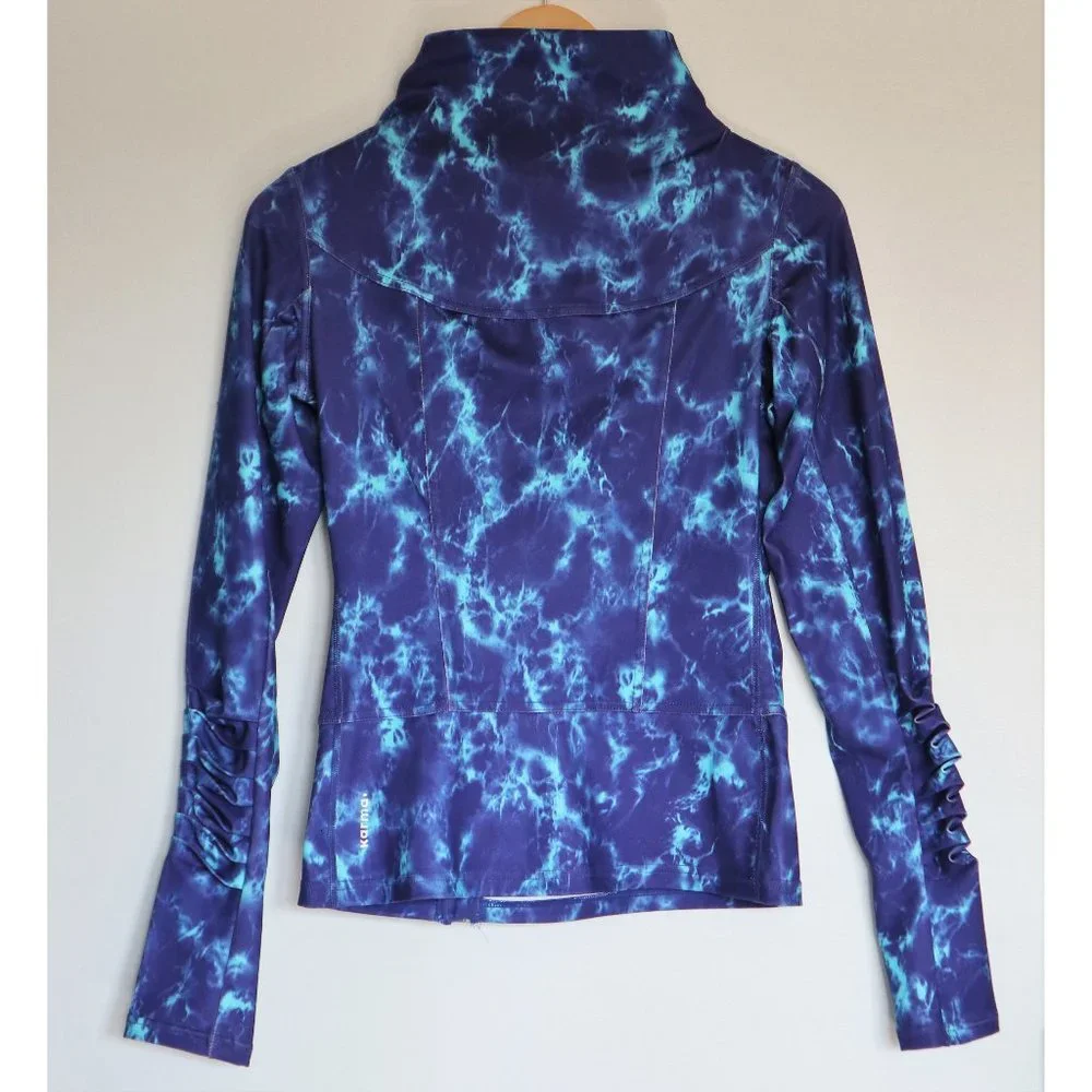 Blue Karma San Suu Full Zip Jacket with Ruffle - Picture 2 of 9